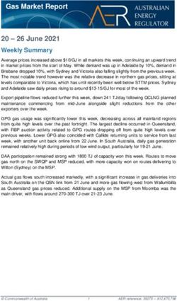 Gas Market Report - Australian Energy ...