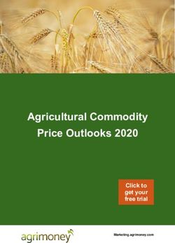 Agricultural Commodity Price Outlooks 2020 - Click to get your free trial