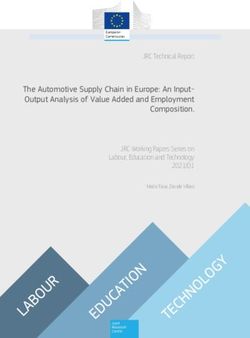 The Automotive Supply Chain in Europe: An Input-Output Analysis of Value Added and Employment Composition - European ...
