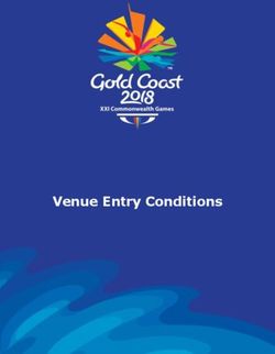 Venue Entry Conditions - Gold Coast 2018 Commonwealth Games