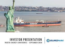 INVESTOR PRESENTATION - PARETO ENERGYCONFERENCE-SEPTEMBER2020 - Euronav