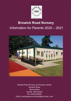 Browick Road Nursery Information for Parents 2020 2021 - Browick Road Primary and Nursery School