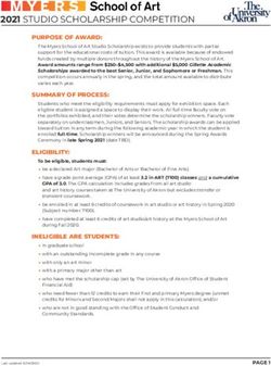 PURPOSE OF AWARD: The University of Akron