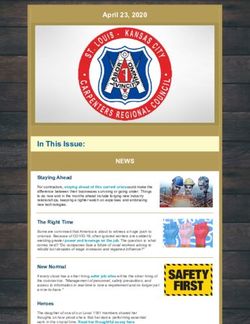 In This Issue: Kansas City Carpenters Regional ...