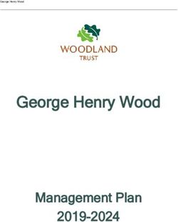 George Henry Wood - Management Plan 2019-2024 - Woodland Trust
