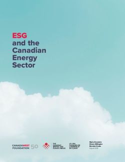ESG and the Canadian Energy Sector - Canada West ...