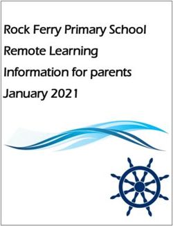 Rock Ferry Primary School Remote Learning Information for parents January 2021 - Rock Ferry ...