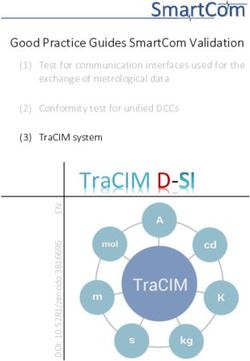 TRACIM D- GOOD PRACTICE GUIDES SMARTCOM VALIDATION - (1) TEST FOR COMMUNICATION INTERFACES USED FOR THE - ZENODO