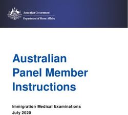 Australian Panel Member Instructions - Immigration Medical Examinations July 2020 - Immigration and ...