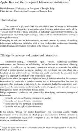 Apple, Ikea and their integrated Information Architecture