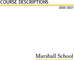 COURSE DESCRIPTIONS 2020-2021 - Marshall School