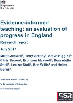 Evidence-informed teaching: an evaluation of progress in England