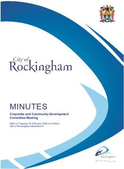 MINUTES Corporate and Community Development Committee Meeting - Held on Tuesday 18 February 2020 at 4:00pm City of Rockingham Boardroom