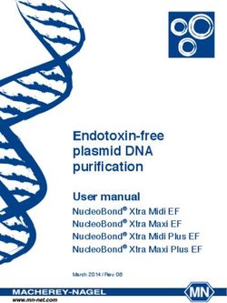 ENDOTOXIN-FREE PLASMID DNA PURIFICATION - USER MANUAL NUCLEOBOND XTRA MIDI EF NUCLEOBOND XTRA MAXI EF NUCLEOBOND XTRA MIDI PLUS EF NUCLEOBOND XTRA ...