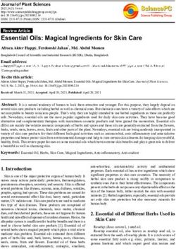 Essential Oils: Magical Ingredients for Skin Care - Science ...