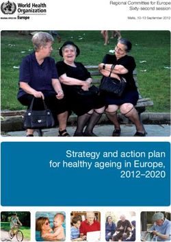 Strategy and action plan for healthy ageing in Europe, 2012-2020 - Regional Committee for Europe Sixty-second session - World Health ...
