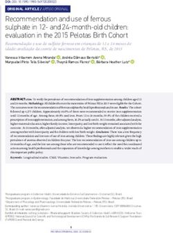 Recommendation and use of ferrous sulphate in 12- and 24-month-old children: evaluation in the 2015 Pelotas Birth Cohort - SciELO