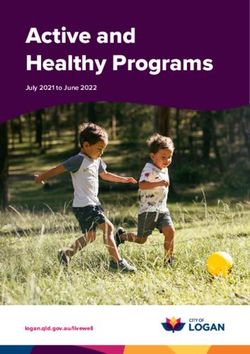 Active and Healthy Programs - July 2021 to June 2022 - logan.qld.gov.au/livewell - July 2021 to ...