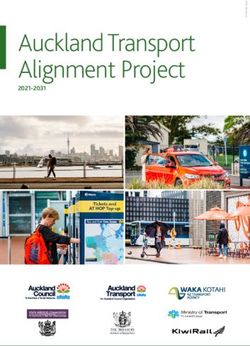 Auckland Transport Alignment Project 2021-2031 - Ministry of Transport