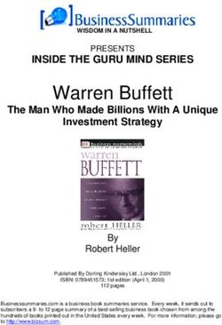Warren Buffett INSIDE THE GURU MIND SERIES