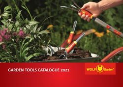 GARDEN TOOLS CATALOGUE 2021 - Wolf-Garten Tools