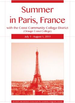 Summer in Paris, France - with the Coast Community College District (Orange Coast College) July 1 - August 1, 2015