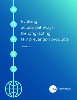 Evolving access pathways for long-acting HIV prevention products - January 2021