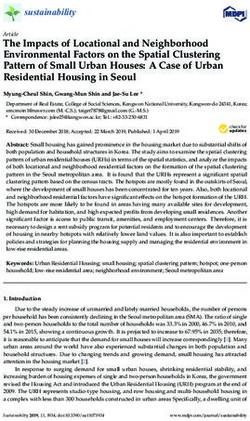 The Impacts of Locational and Neighborhood Environmental Factors on the Spatial Clustering Pattern of Small Urban Houses: A Case of Urban ...