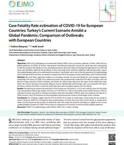 Case Fatality Rate estimation of COVID-19 for European Countries: Turkey's Current Scenario Amidst a Global Pandemic; Comparison of Outbreaks with ...