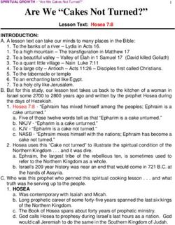 Are We "Cakes Not Turned?"