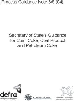 Process Guidance Note 3/5 (04) Secretary of State's Guidance for Coal, Coke, Coal Product and Petroleum Coke
