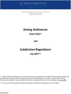 Zoning Ordinances March 2021