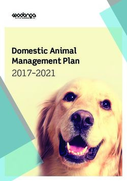 Domestic Animal Management Plan 2017-2021 - Wodonga Council