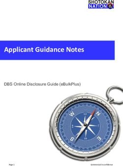 Applicant Guidance Notes - DBS Online Disclosure Guide (eBulkPlus) - Commercial in confidence - Shotokan Nation