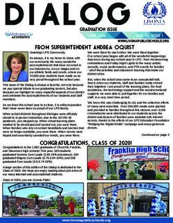 From Superintendent Andrea Oquist - Livonia Public Schools