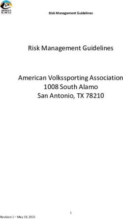 Risk Management Guidelines American Volkssporting Association 1008 South Alamo San Antonio, TX 78210 - Risk Management Guidelines - American ...