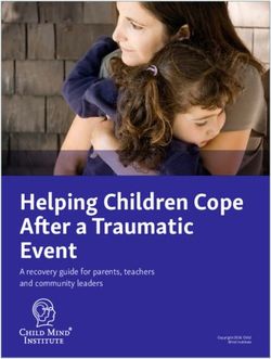 Helping Children Cope After a Traumatic Event - A recovery guide for parents, teachers and community leaders - Child Mind ...