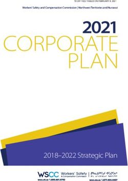 CORPORATE PLAN 2021 - 2018-2022 Strategic Plan - Legislative Assembly of The ...