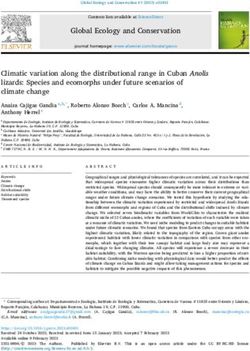 Global Ecology and Conservation