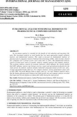 INTERNATIONAL JOURNAL OF MANAGEMENT (IJM) - IAEME Publication