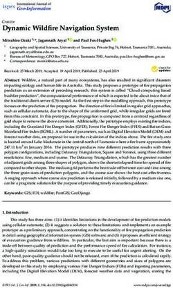 Dynamic Wildfire Navigation System - Creative - MDPI