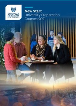 New Start University Preparation Courses 2021 - The ...