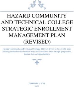 HAZARD COMMUNITY AND TECHNICAL COLLEGE STRATEGIC ENROLLMENT MANAGEMENT PLAN (REVISED)