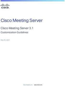 Cisco Meeting Server Cisco Meeting Server 3.1 - Customization Guidelines