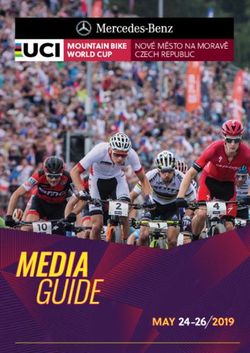 MEDIA MEDIA GUIDEGUIDE - MOUNTAIN BIKE WORLD CUP