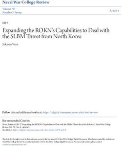 Expanding the ROKN's Capabilities to Deal with the SLBM Threat from North Korea
