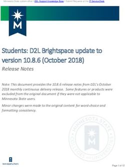Students: D2L Brightspace update to version 10.8.6 (October 2018)