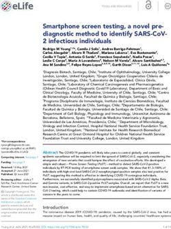 SMARTPHONE SCREEN TESTING, A NOVEL PRE-DIAGNOSTIC METHOD TO IDENTIFY SARS-COV- 2 INFECTIOUS INDIVIDUALS - ELIFE