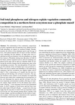 Soil total phosphorus and nitrogen explain vegetation community composition in a northern forest ecosystem near a phosphate massif - Biogeosciences