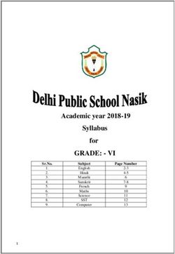 GRADE: VI Academic year 2018-19 Syllabus for - Delhi Public ...